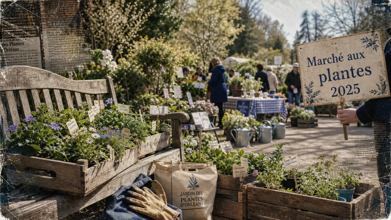 Marché aux plantes orléans 2025 au Jardin des Plantes d’Orléans, stands et vivaces