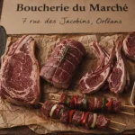 Boucherie du marché Orléans : 7 rue des Jacobins, viande fraîche et brochettes
