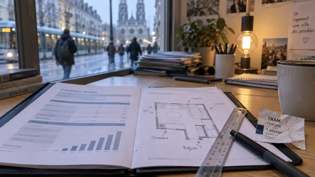 Location appartement orléans : dossier de location et calcul du loyer 13 € au m²