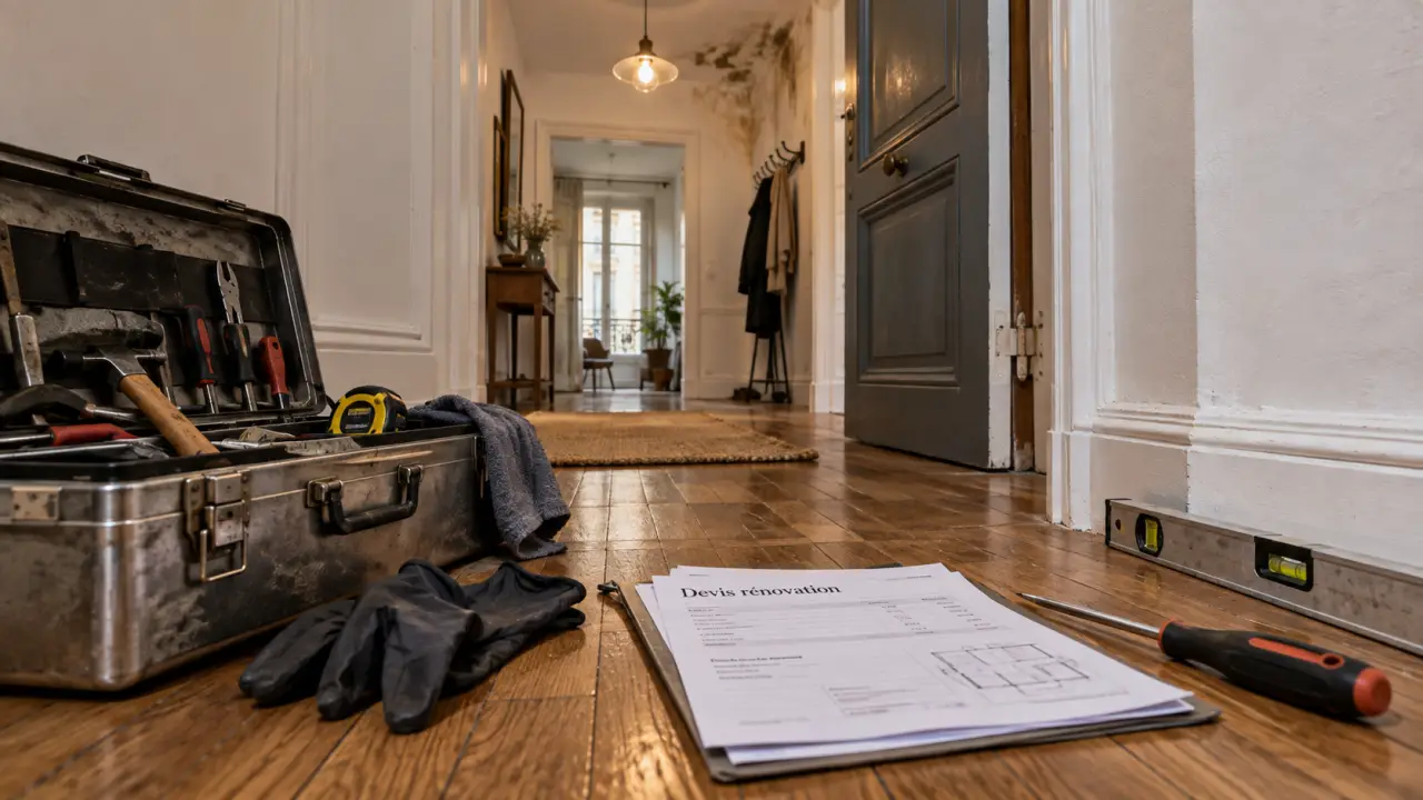 Maçonnerie Orléans : dépannage et rénovation, outils de chantier
