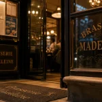 Restaurant madeleine orléans, façade de brasserie à Orléans