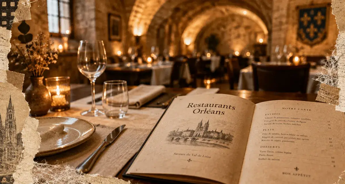 Restaurant près de Orléans : salle cosy et adresses incontournables