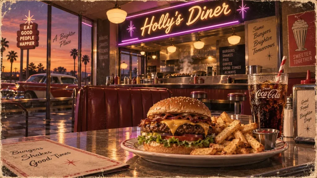 Restaurant américain à Orléans : burgers, diner 50’s et commande à Saran
